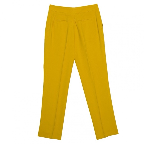 Rachel Zoe Denim - Rachel Zoe Slim Fit Yellow Trousers. Item # 11360